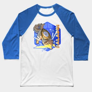 Dungeons and Dragons Paladin Dog Baseball T-Shirt